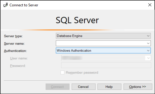
				使用 Windows 身份验证连接到 SQL Server
			