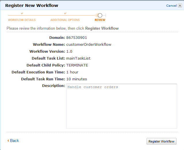
            Register New Workflow Type: 审核
          