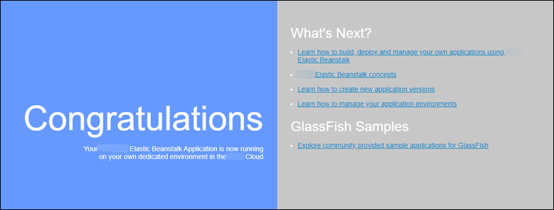 
                Web 浏览器中显示的 GlassFish 示例应用程序
              