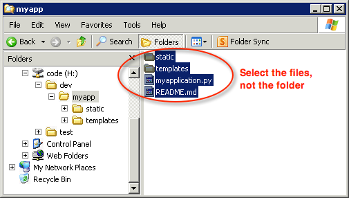 
            在 Windows 资源管理器中选择的文件
          