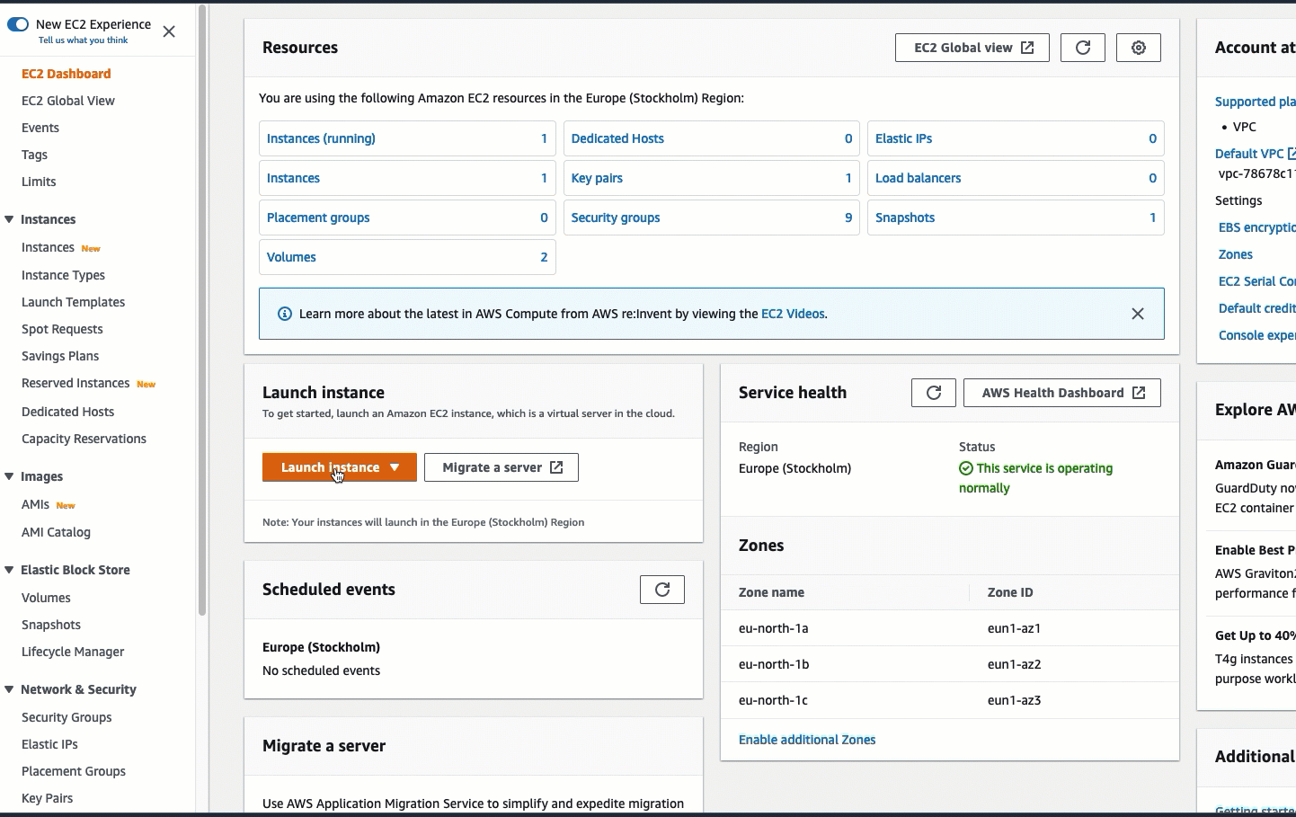
								This animation shows how to launch an EC2 instance using the
									launch instance wizard in the EC2 console, and then, immediately
									after launching the instance, using the automatic connection
									feature to connect the instance to an RDS database. For the text
									version of this animation, see the steps in the preceding
									procedure.
							