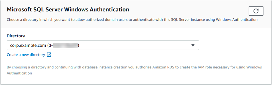 
					Microsoft SQL Server Windows Authentication directory
				