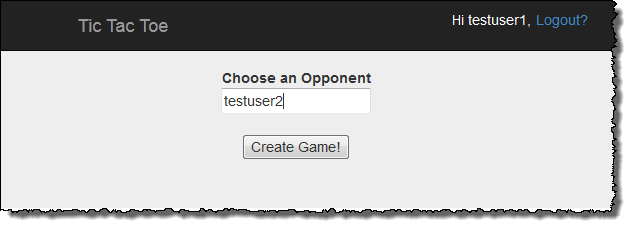 
                            Application screenshot showing the choose an opponent
                                box.
                        