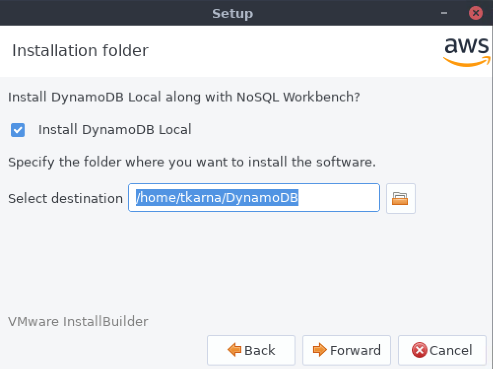 
                                    Configure your installation path during this step.
                                