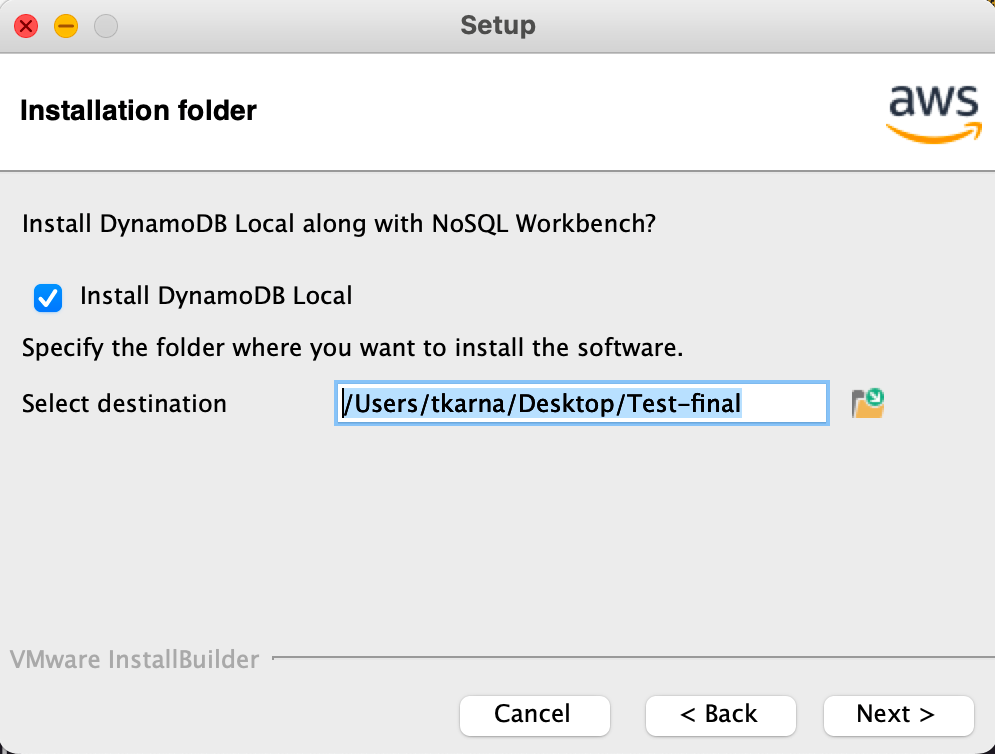 
                                    Configure your installation path during this step.
                                
