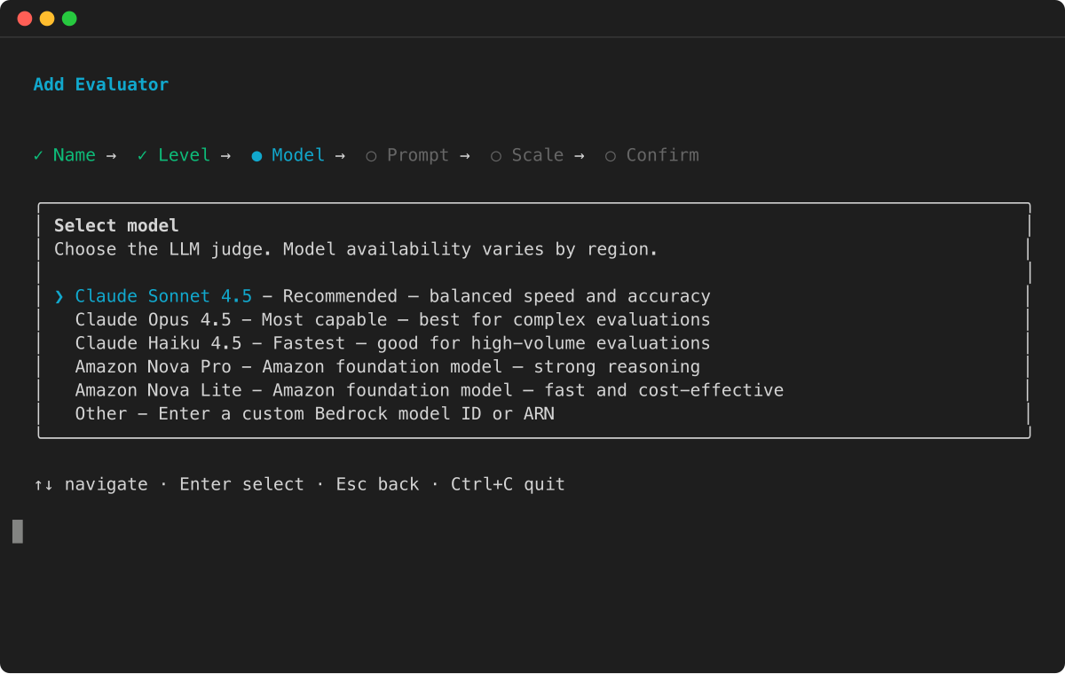 Model selection