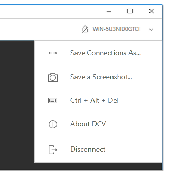 
            Save a screenshot option that's located on the native client toolbar.
          