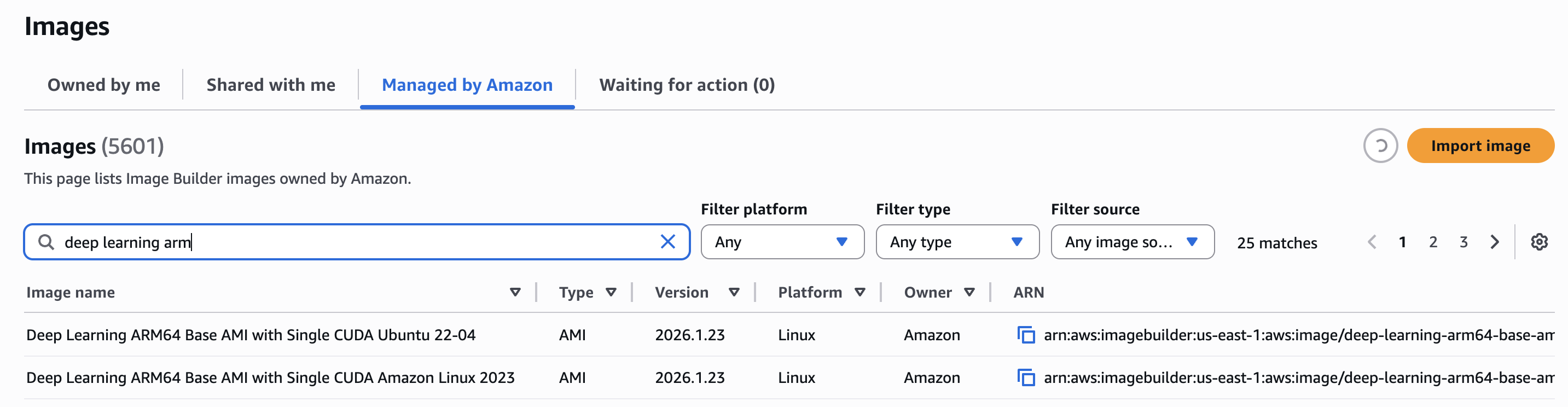 Amazon Managed Deep Learning Base ARM64 AMI