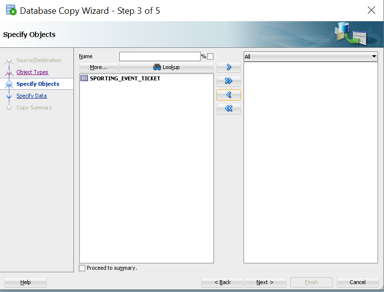 
                           Oracle SQL Developer database copy wizard
                        