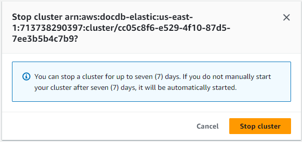 Image: Start a cluster