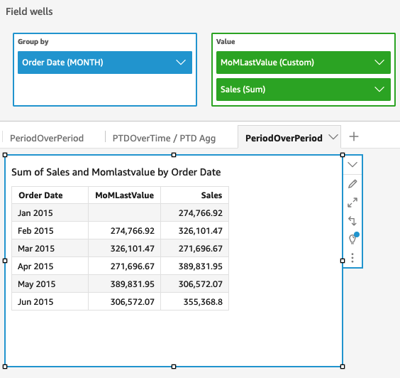 This is an image of the return of the example calculation.