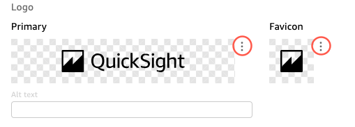 The Logo section of the Brand Info page.