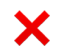 A red X indicating that automatic parallel transfer is disabled.