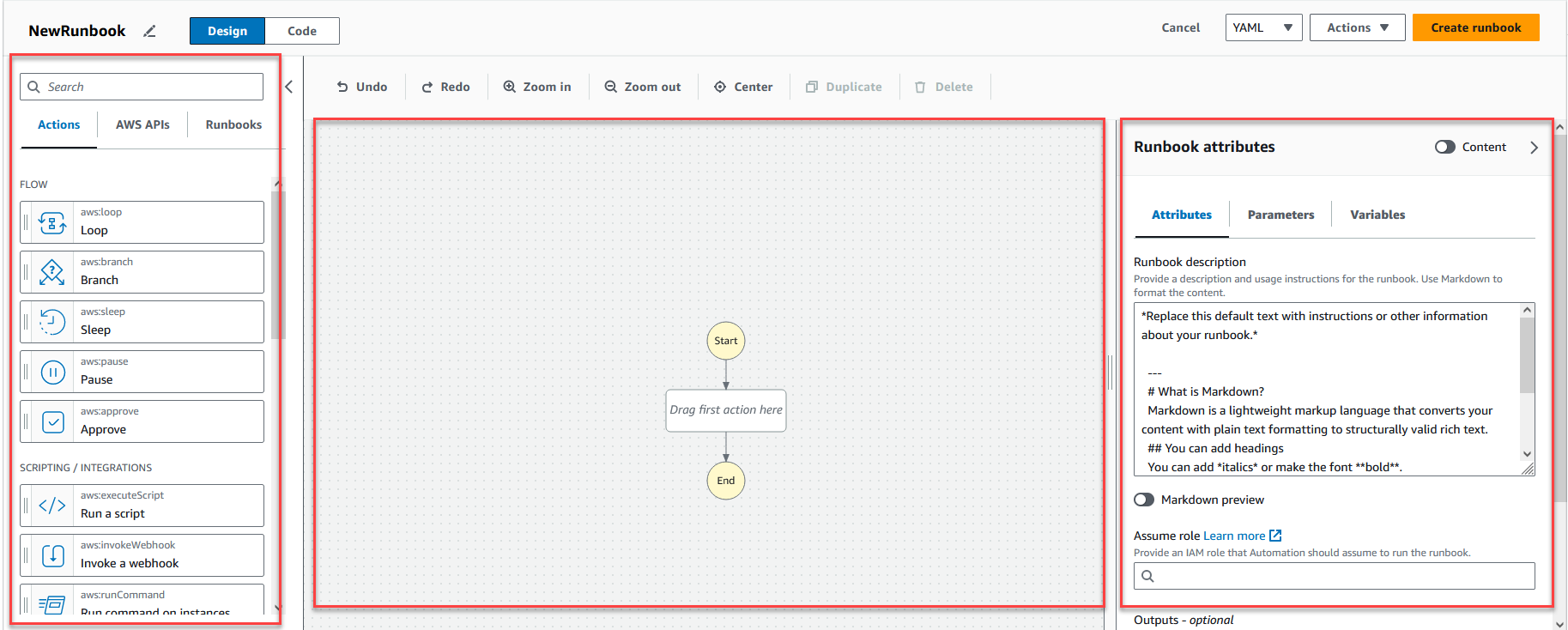 Visual design experience components