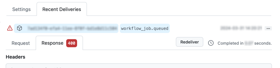 The response or error message returned from CodeBuild.
