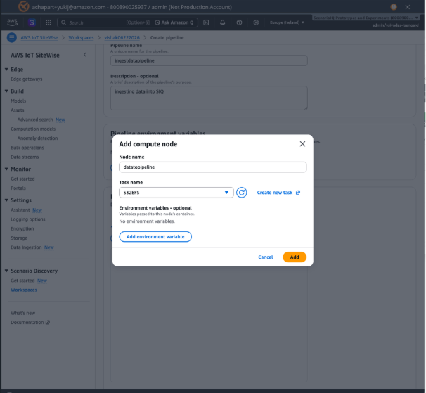 Adding compute nodes to the pipeline