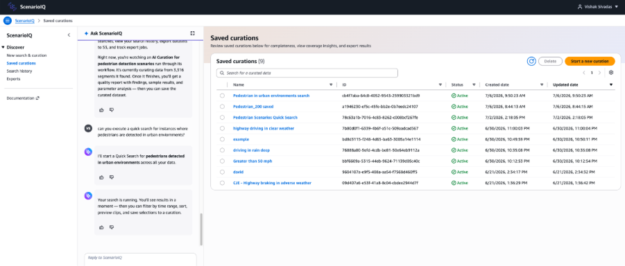 Finding your saved curation on the Discover page