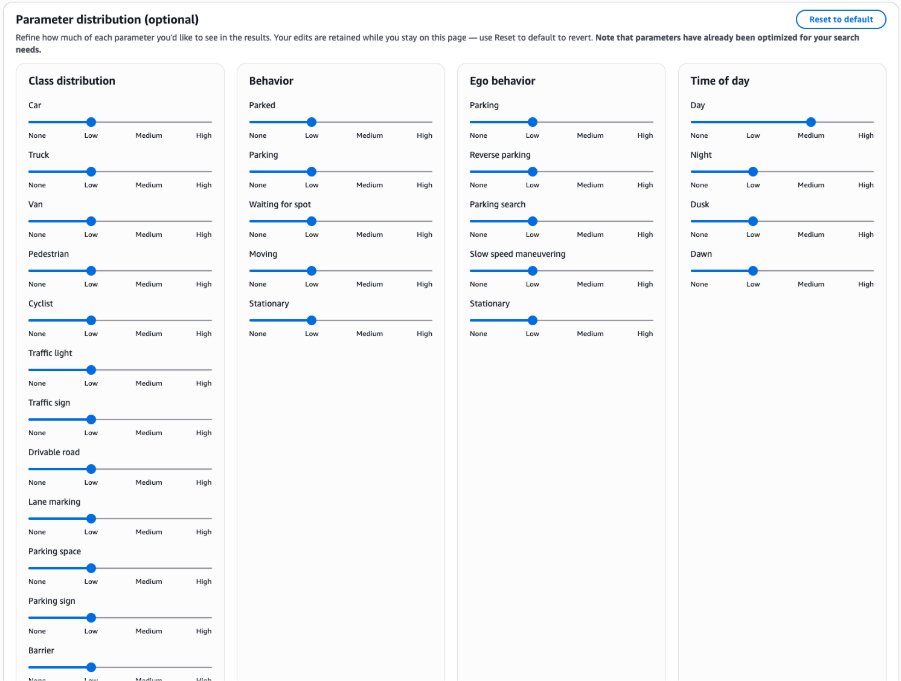 Defining curation objective and parameter distribution