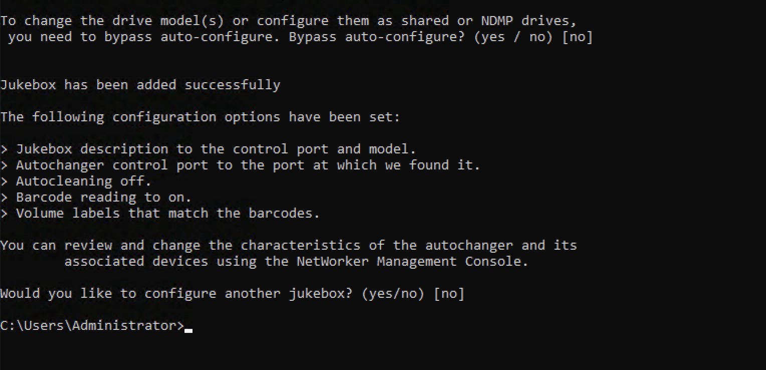 
                        带绕过auto 配置选项的 jbconfig 实用程序屏幕被拒绝。
                    