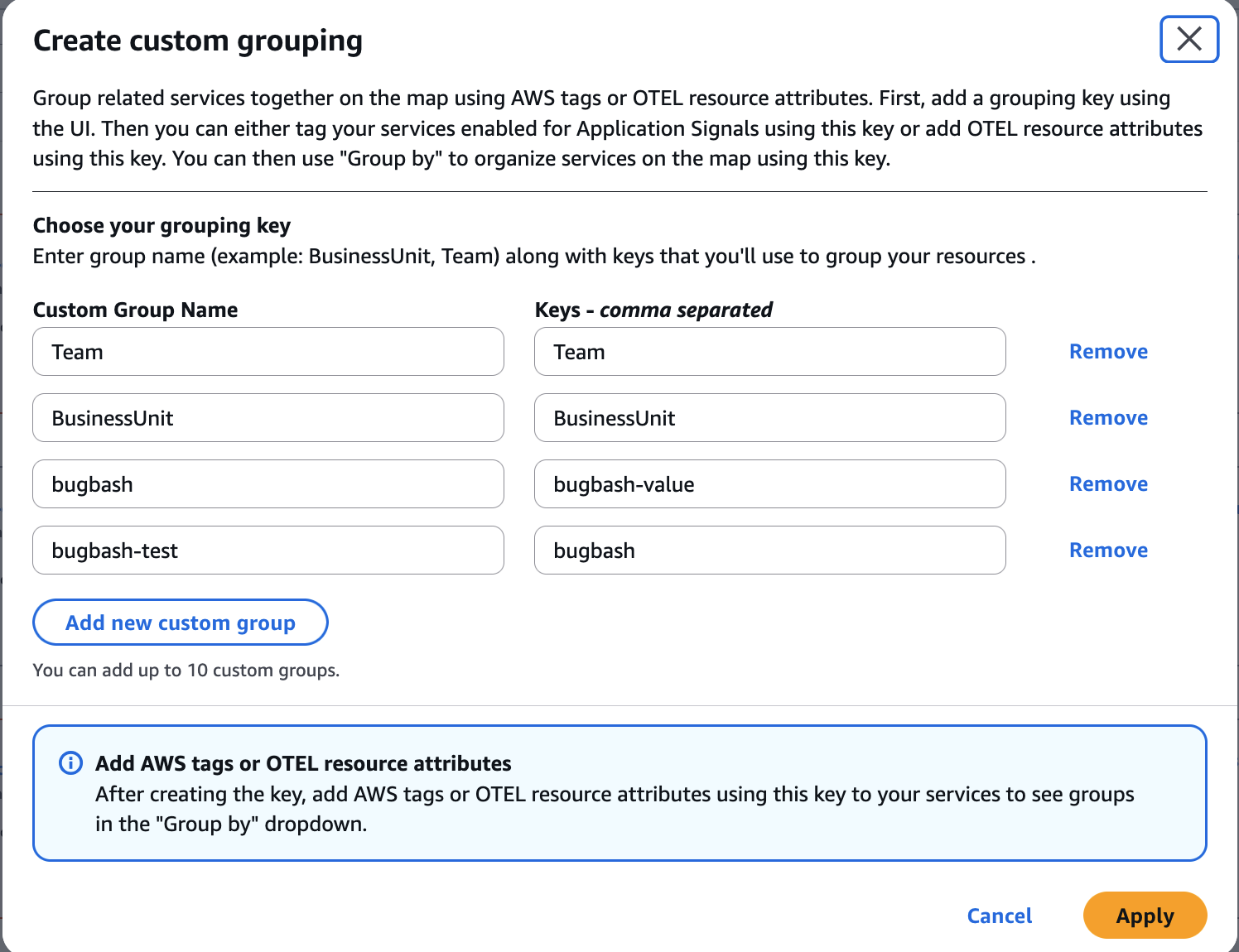 创建自定义分组面板