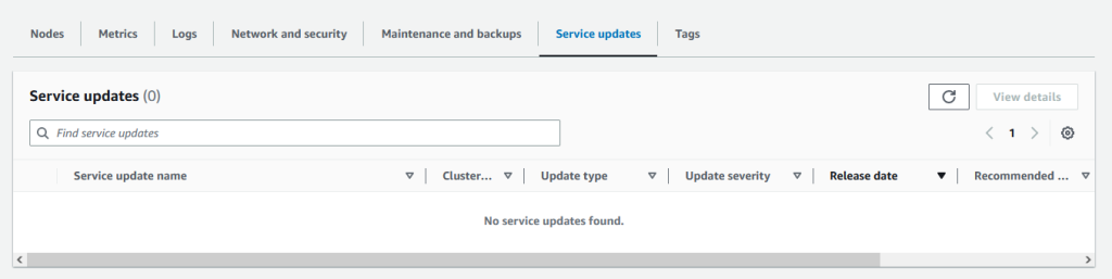 服务更新控制台屏幕截图 2。