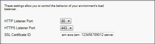 Elastic Beanstalk Elastic Load Balancing 配置 – SSL