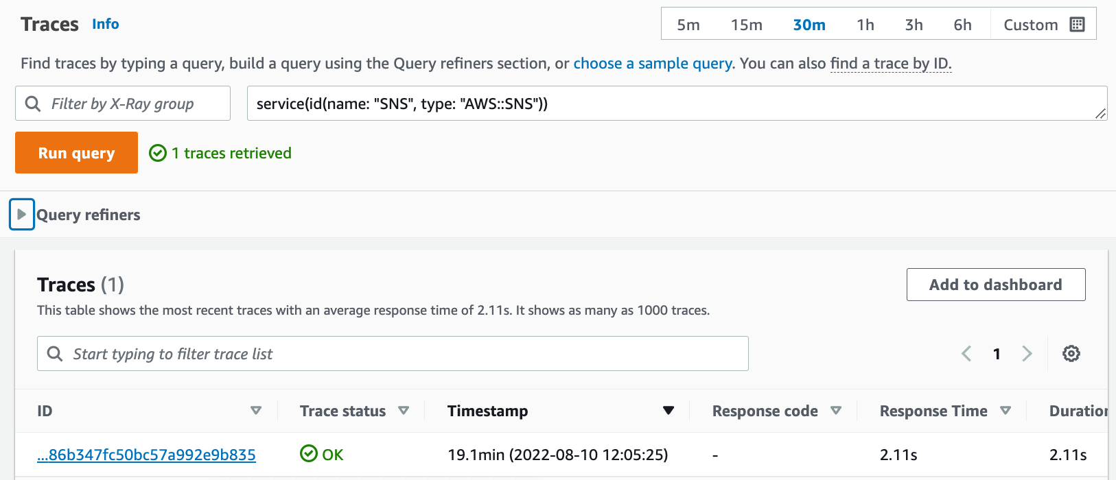 从跟踪列表中选择跟踪
